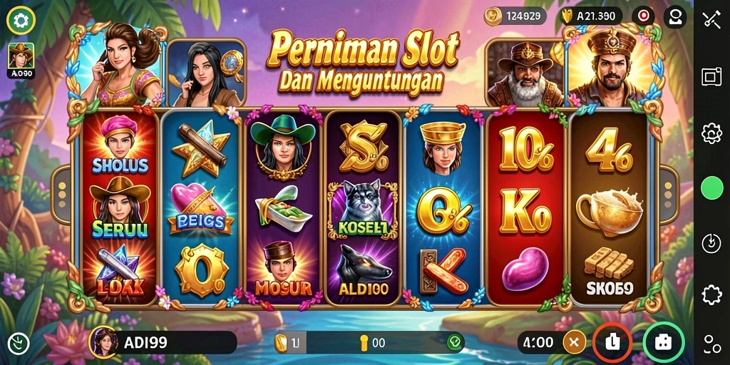 Tampilan gameplay slot ADI99 yang seru dan menarik.