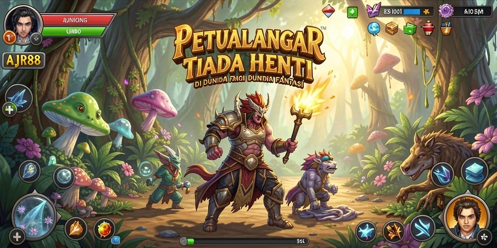 Tampilan gameplay yang seru dan interaktif di AJR88.