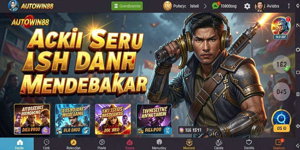 Screenshot AUTOWIN88 menampilkan aksi mendebarkan dalam bertarung.