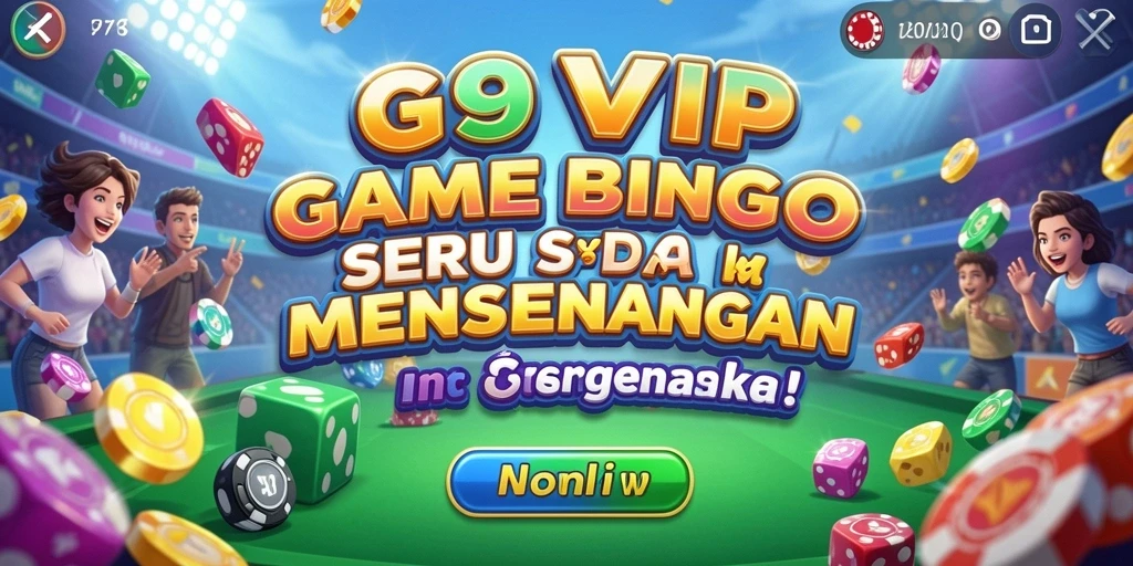 Tampilan gameplay Bingo yang menarik dan seru di G9VIP.