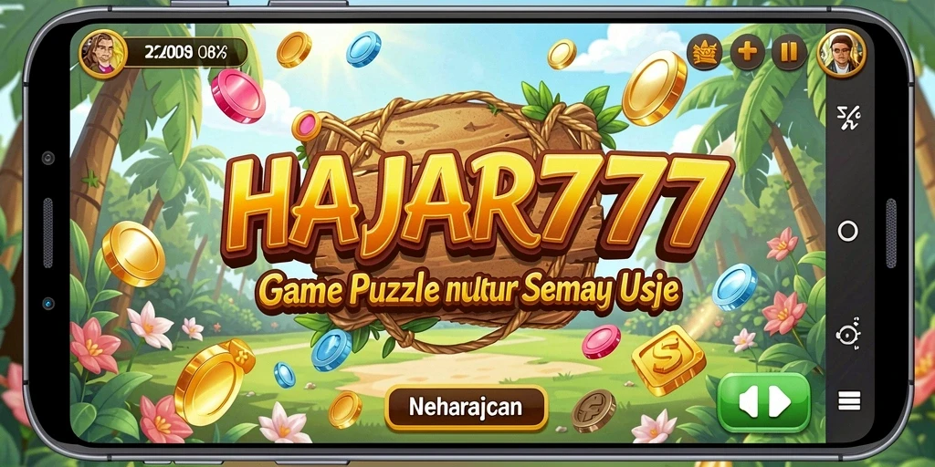 Tampilan gameplay HAJAR777 yang penuh warna dan menantang.