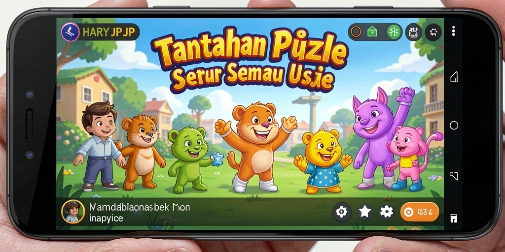 Gameplay seru dan menantang dalam HARAPJP dengan grafis menarik.