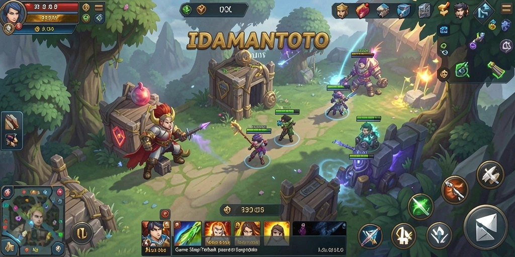 Tampilan gameplay menegangkan dari IDAMANTOTO dengan strategi yang mendalam.