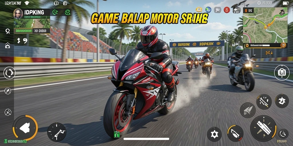 Tampilan gameplay seru dan mendebarkan di IDPKING.
