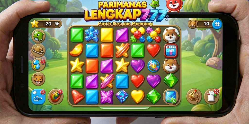 Tampilan gameplay seru dalam LENGKAP777 dengan grafis menarik.