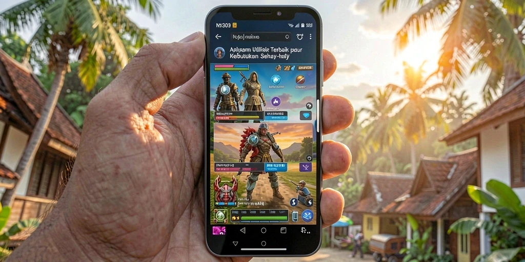 Tampilan antarmuka NX303 yang mudah digunakan untuk Utility.
