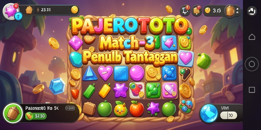Tampilan gameplay seru dari PAJEROTOTO yang penuh warna.