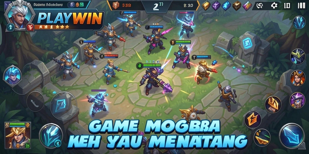 Tampilan gameplay seru dan dinamis dari PLAYWIN.