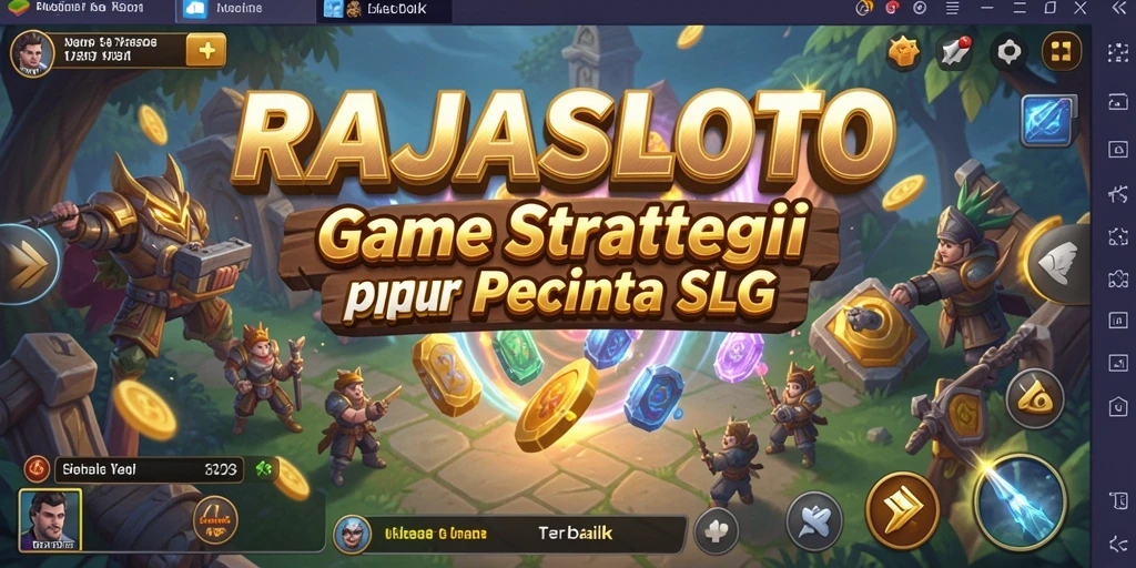 Tampilan menarik dan gameplay seru di RAJASLOTO.