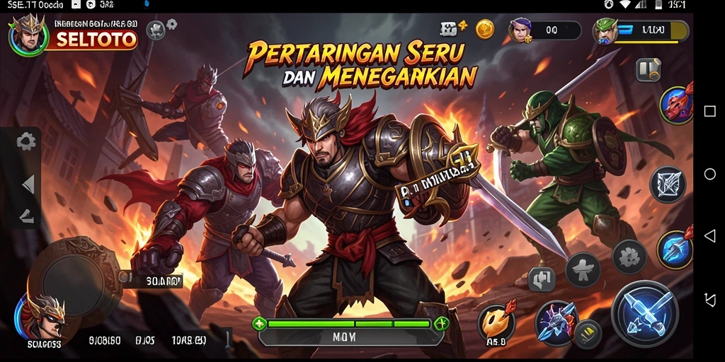 Screenshot gameplay SELTOTO yang menegangkan dan penuh aksi.