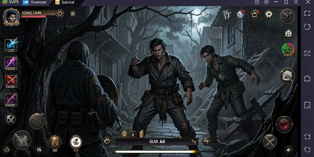 Gameplay menegangkan SVIP5 dengan suasana Horror.