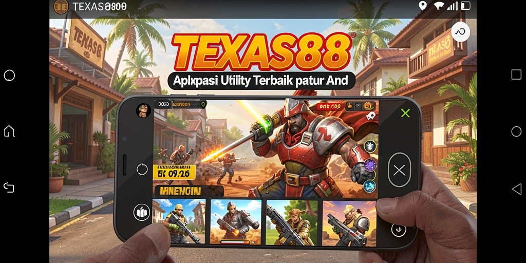 Tampilan antarmuka pengguna TEXAS88 yang sederhana dan menawan.