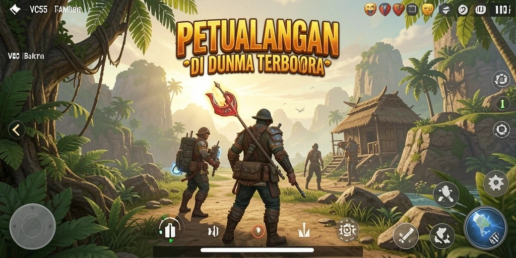 Gameplay seru dan grafis menakjubkan dalam dunia terbuka VC55.